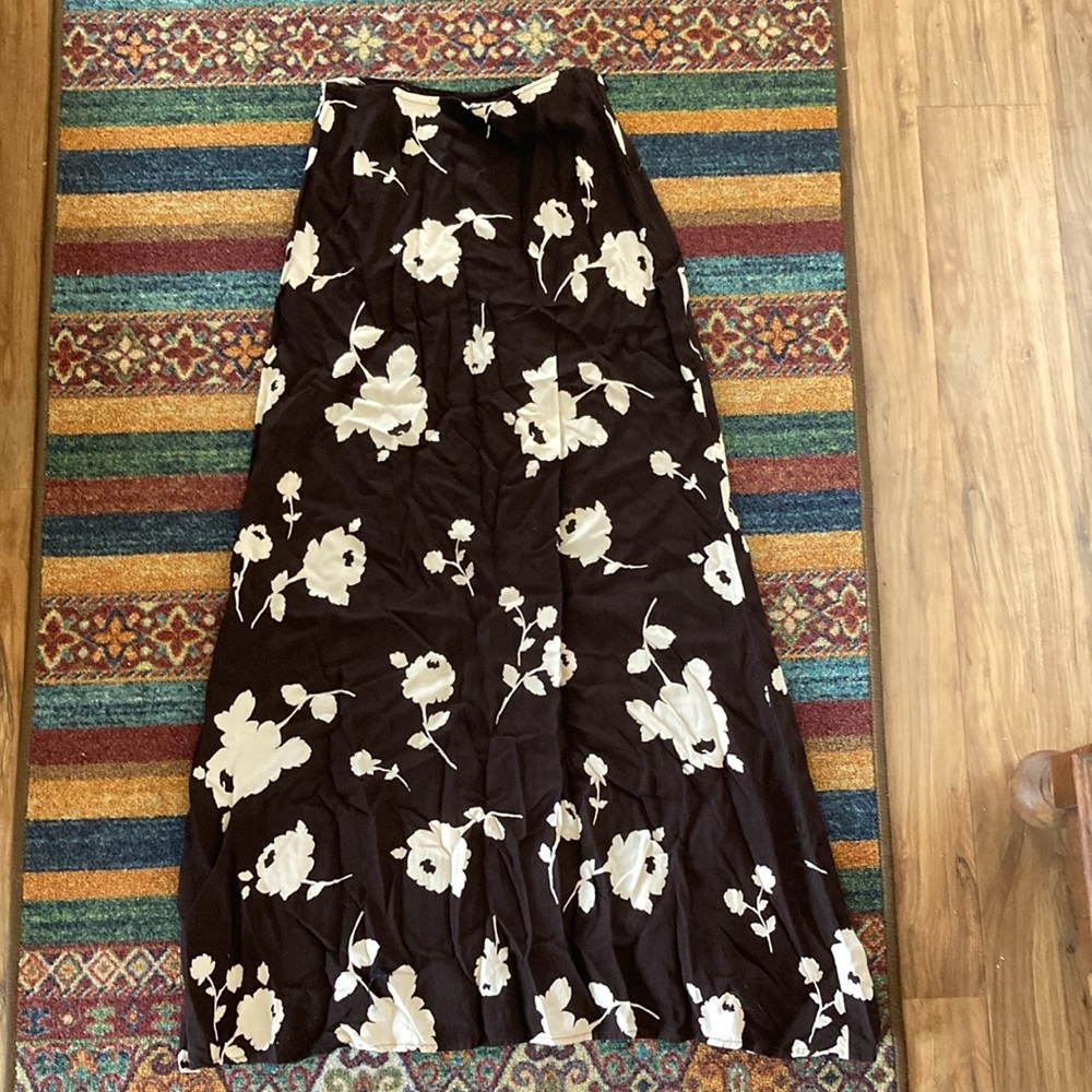 Joule floor length skirt